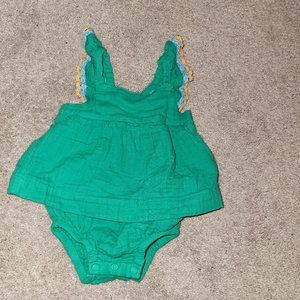 Cat & Jack Ruffle Sleeve Romper Onesie